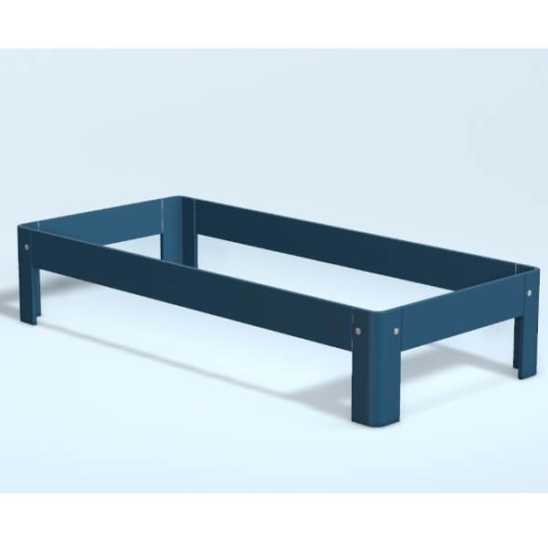 Auping Auronde royal blue - 80x200 cm. - Høj model