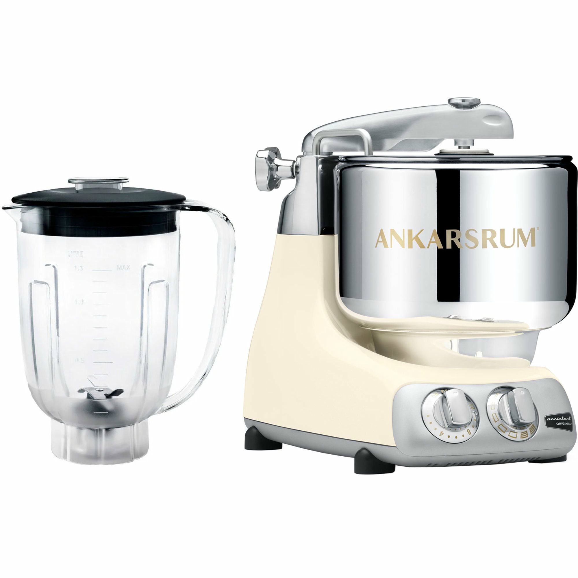 Assistent AKM 6230 røremaskine + blender, lys creme