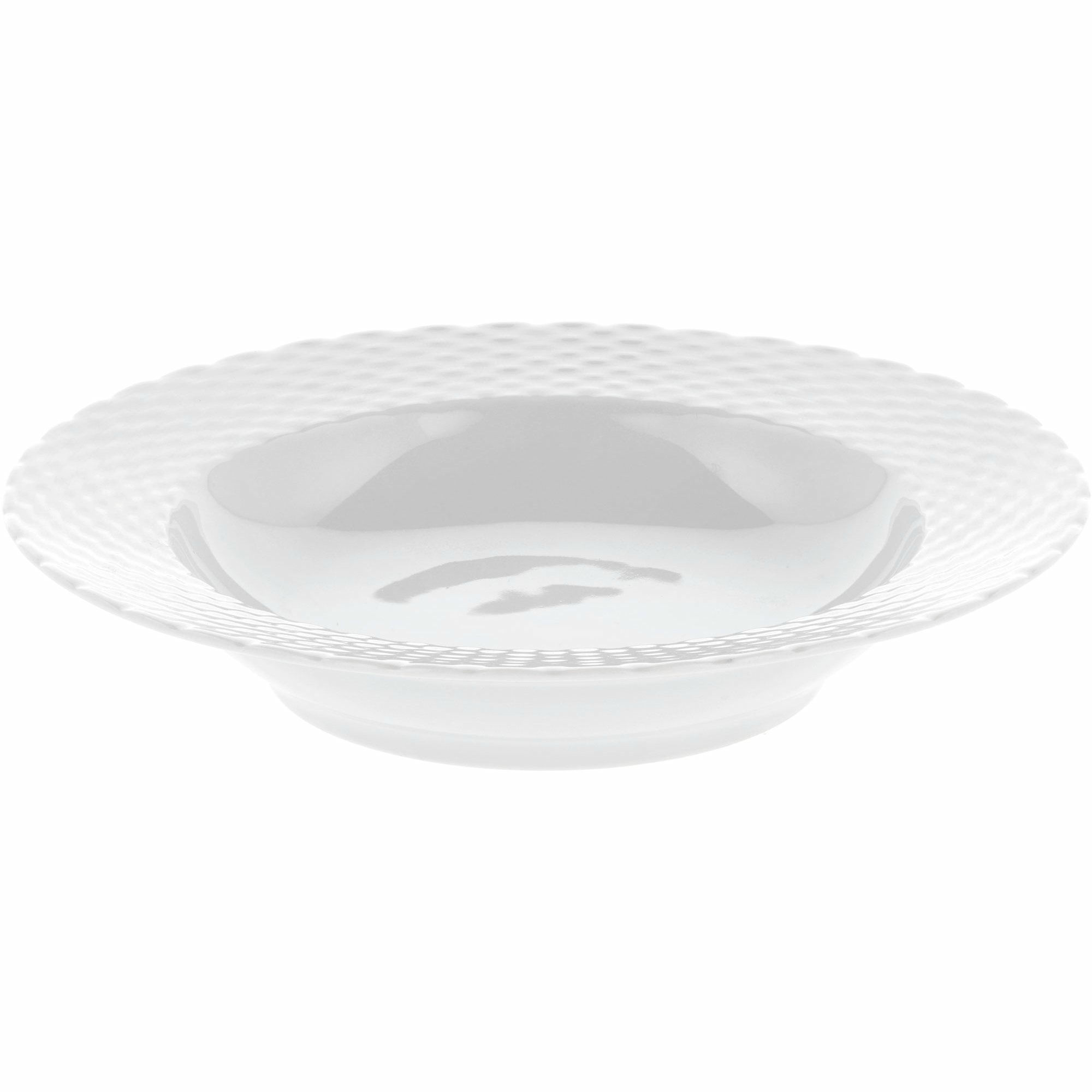 Basket dyb tallerken 23 cm, 60 cl, hvid