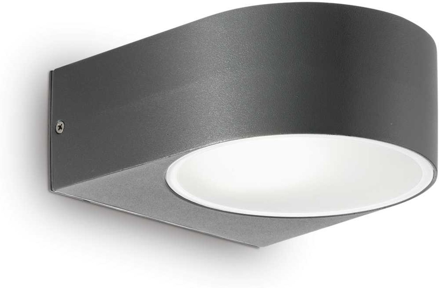 Iko, Udendørs væglampe, E27 max 1 x 60W, E27, antracit, metal, L140xH70xB190mm