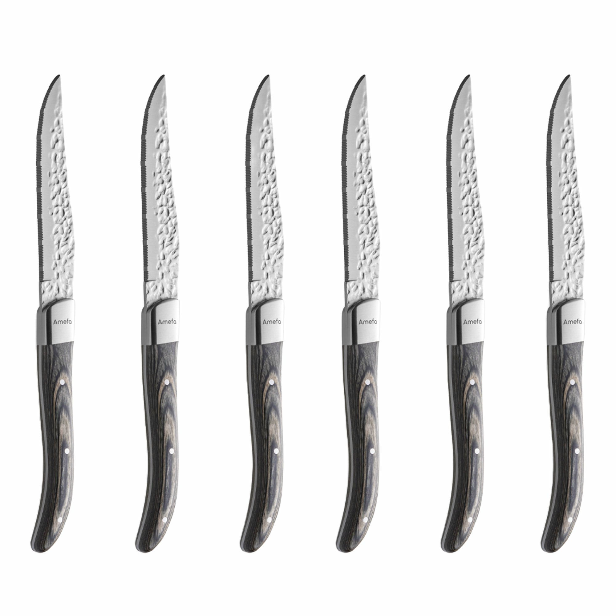 Amefa Royal Steak Lunar grillknive, 6-pak