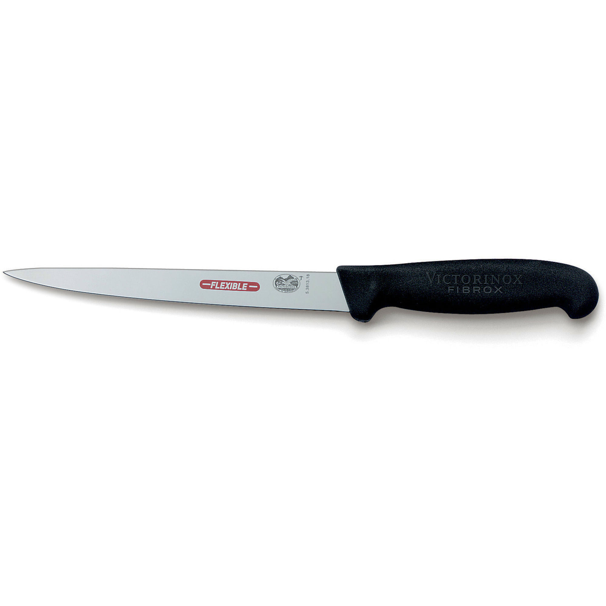 Ekstra fleksibel filetkniv med fibrox-skæfte, 18cm.