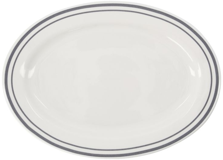 Bistro, Serveringsfad, 22x29 cm, porcelæn