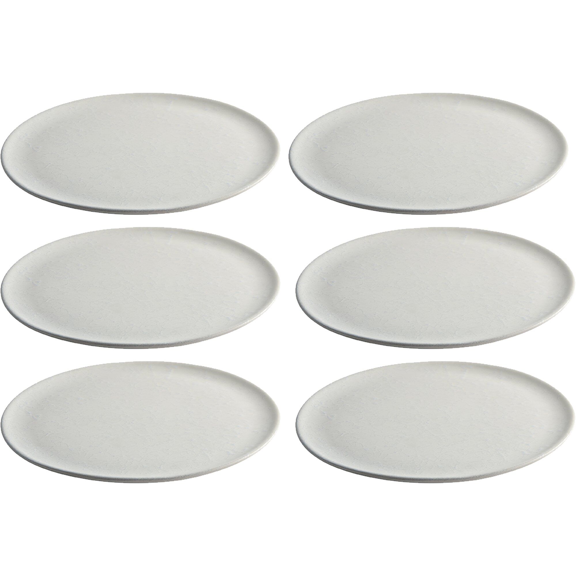 RAW middagstallerken 28 cm, arctic white, 6 stk.