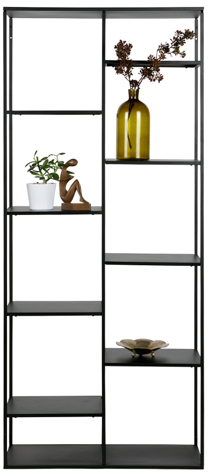 June, Rumdeler, sort, H195x35x85 cm
