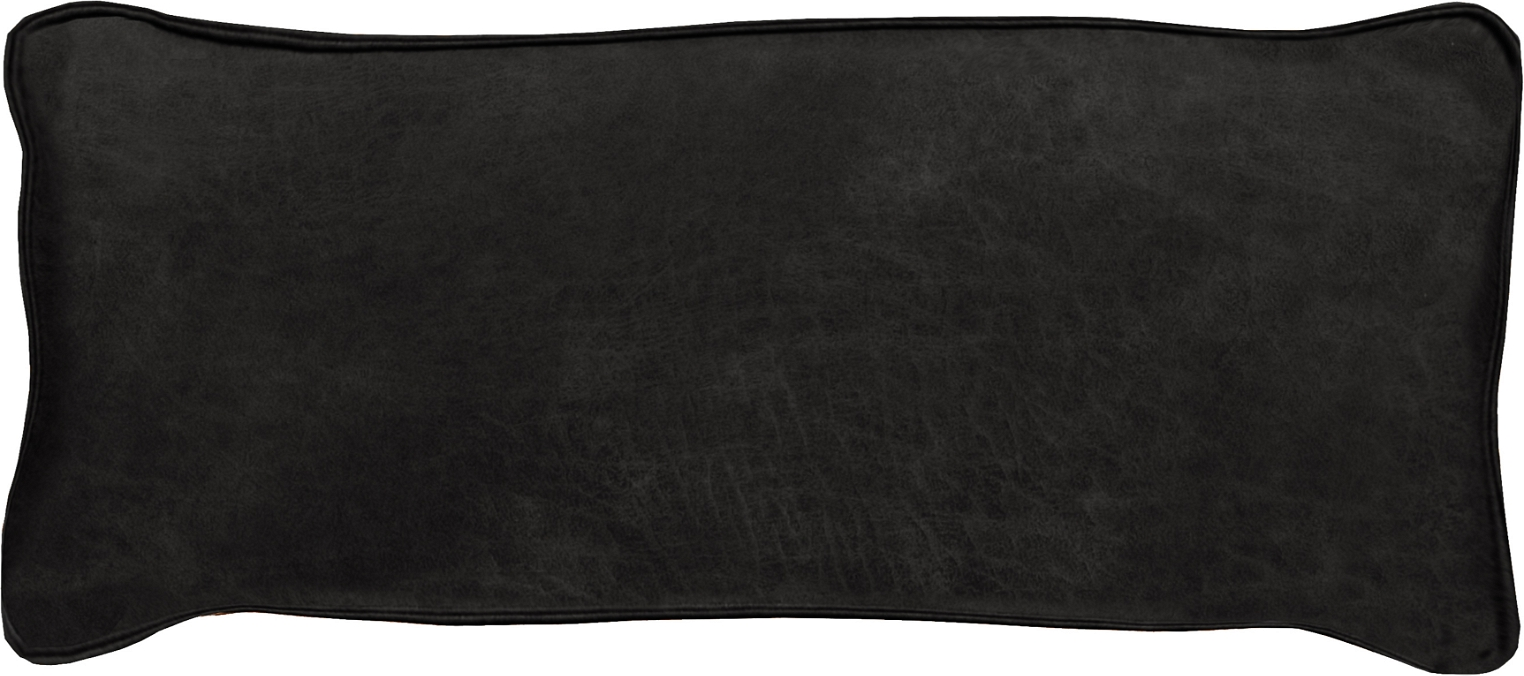 Bean, Pude til Bean sofaserien, sort, H20x30x70 cm, læder