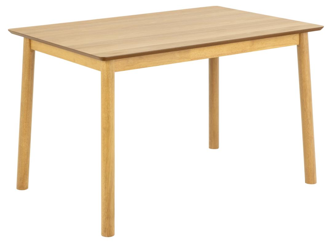 ACT NORDIC Barlow spisebord - mat eg acryllak egefiner og mat bejdset eg acryllak gummitræ (120x80)