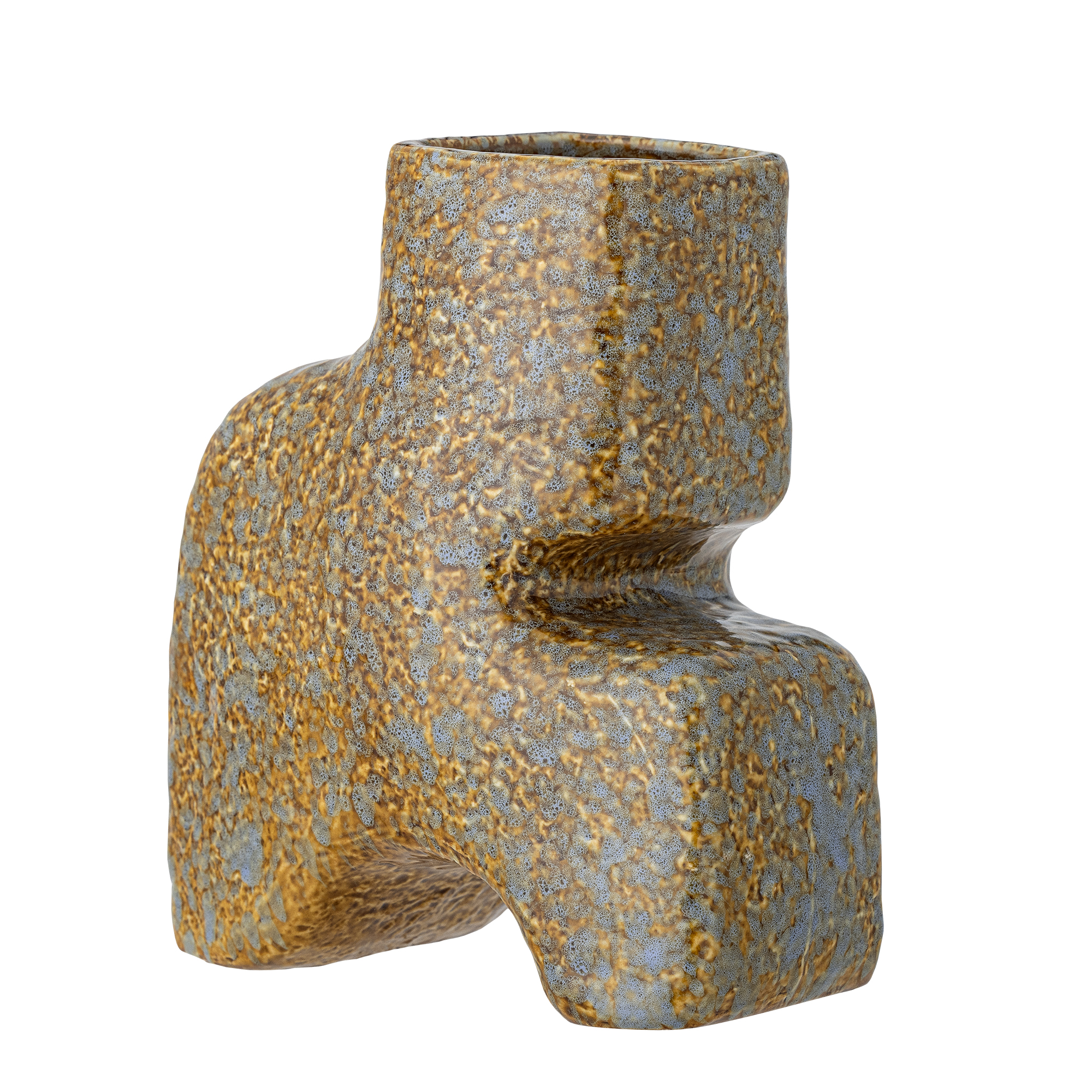 BLOOMINGVILLE Ollia Vase, Brun, Stentøj