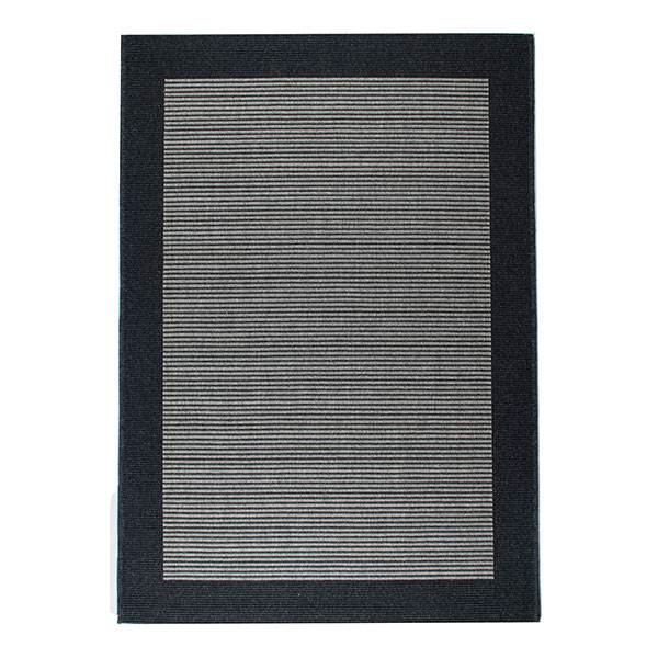HC tæpper - Casablanca fladvævet tæppe - Mørkegrå 80x250 cm