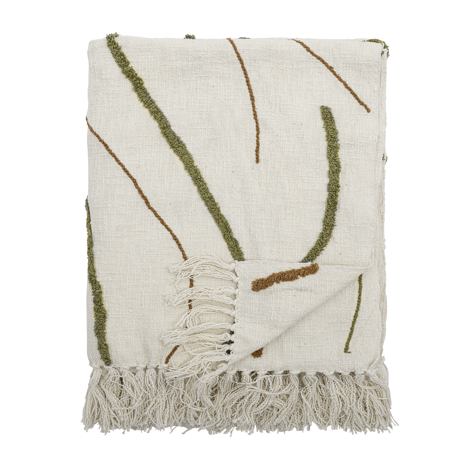 BLOOMINGVILLE Osasio Plaid, Grøn, Bomuld OEKO-TEXÂ®