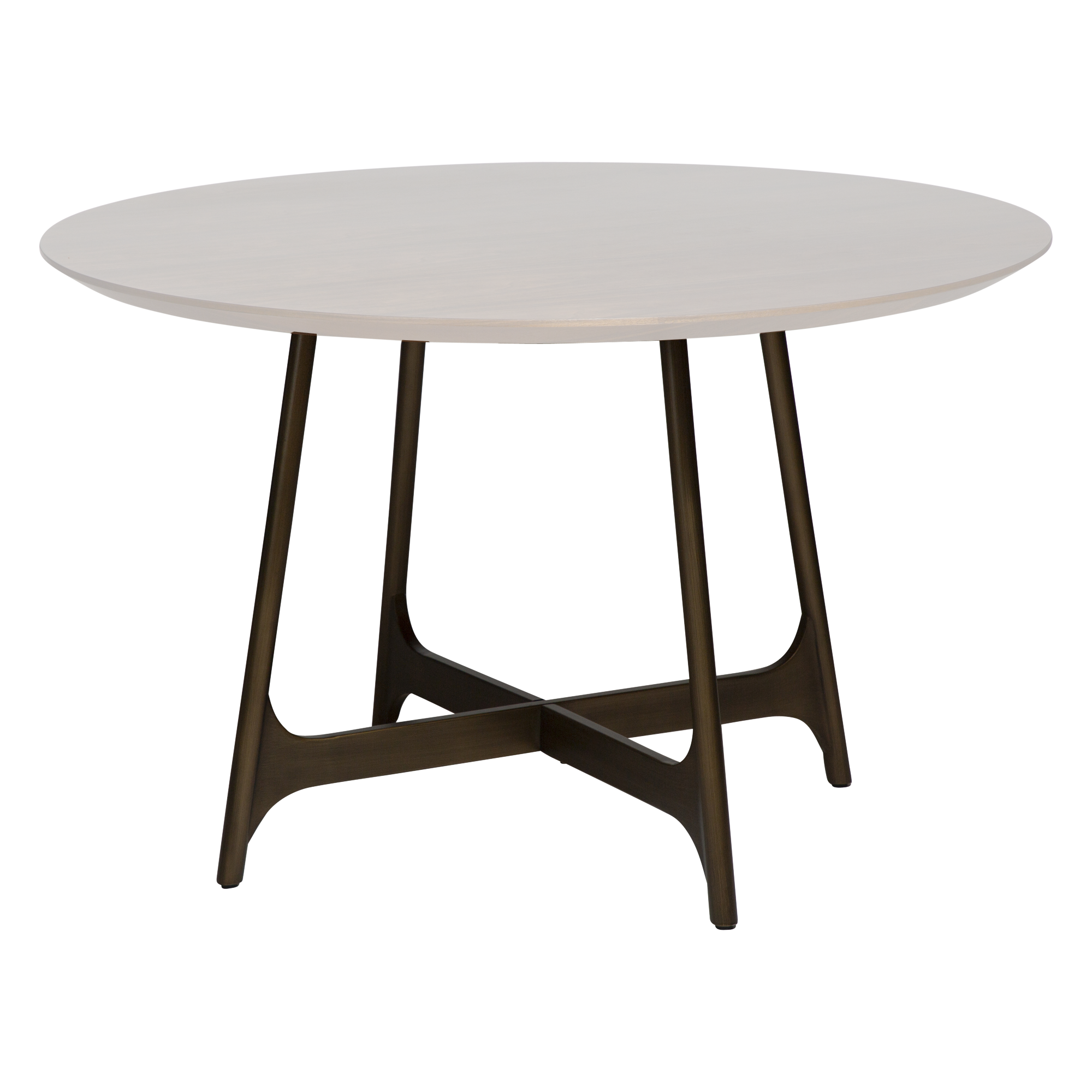 DAN-FORM OOID Bordben Antik messing