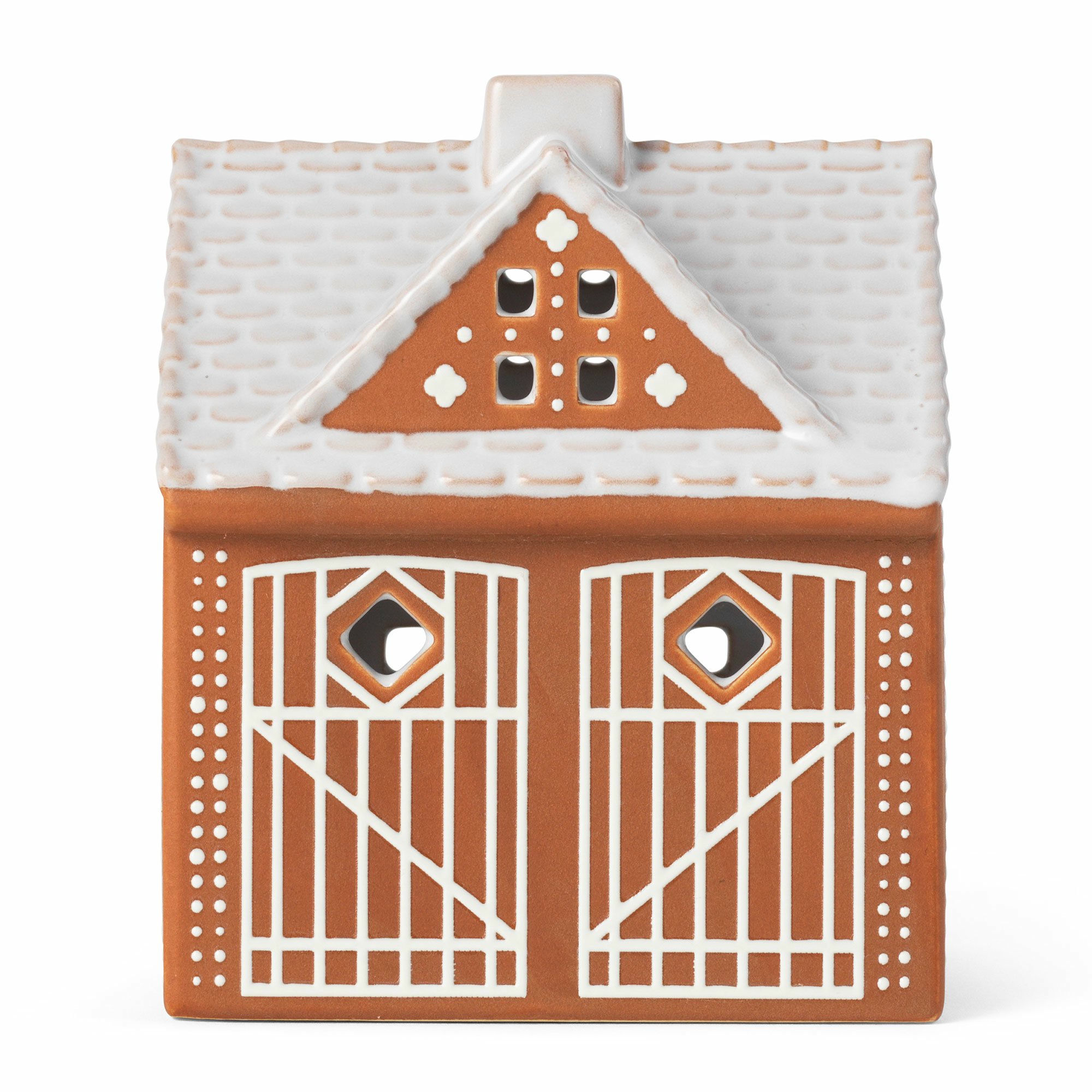 Gingerbread lyshus julestad 11,5 cm