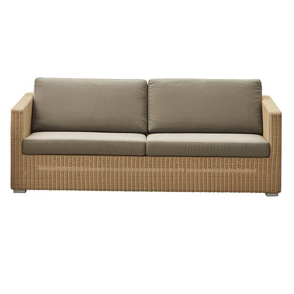 Cane-Line Chester sofa, Natural, hynde i taupe